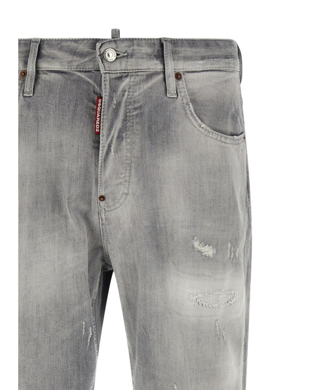 DSQUARED2 Хлопковые прямые джинсы, фото 3