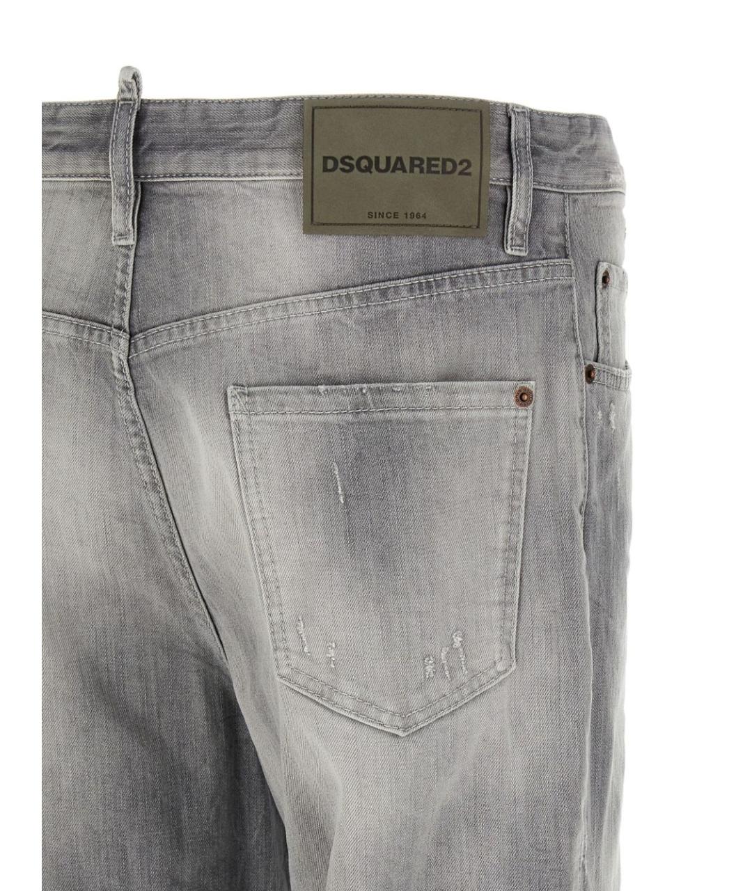 DSQUARED2 Хлопковые прямые джинсы, фото 2