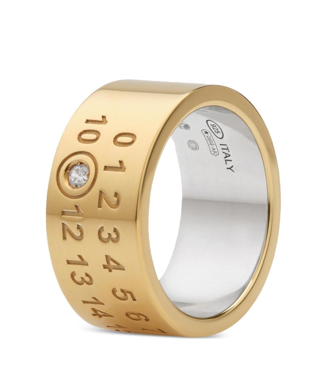 MAISON MARGIELA Золотое латунное кольцо, фото 2