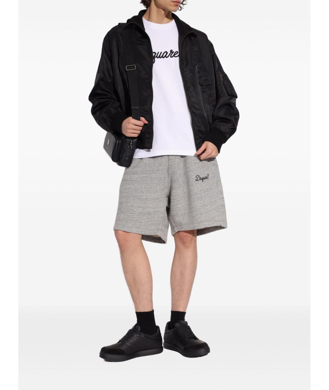 DSQUARED2 Белая хлопковая футболка, фото 5