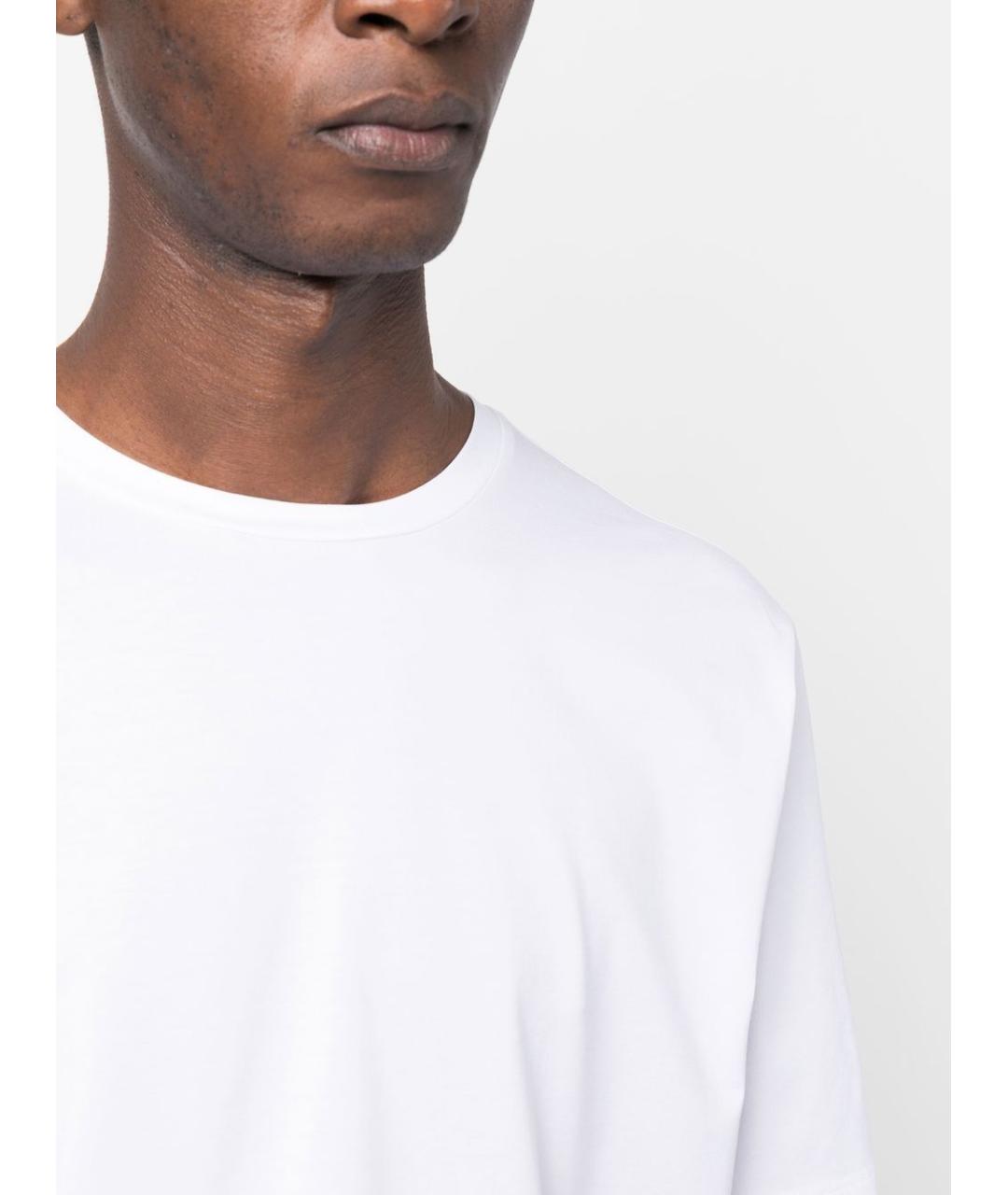 HERNO Белая хлопковая футболка, фото 2