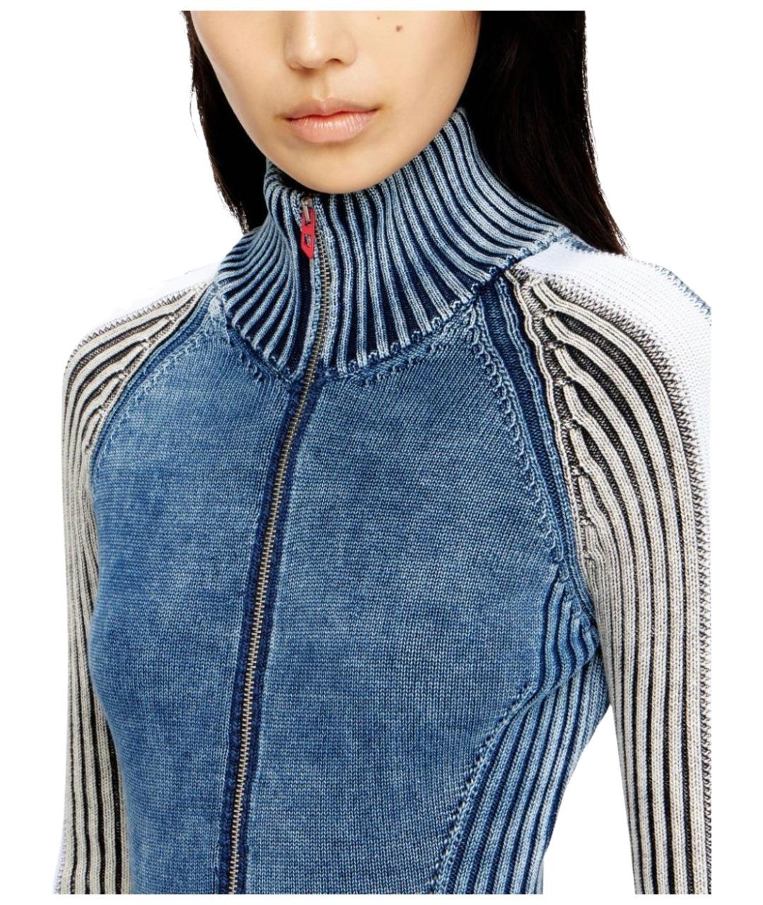 DIESEL Синее хлопковое платье, фото 3