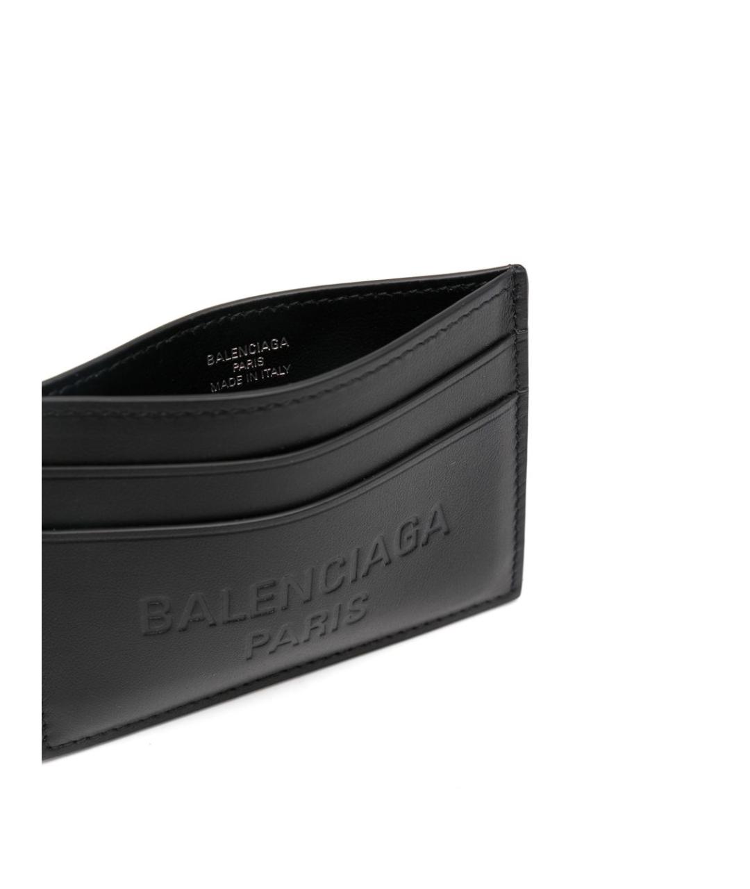 BALENCIAGA Черный кожаный кардхолдер, фото 2