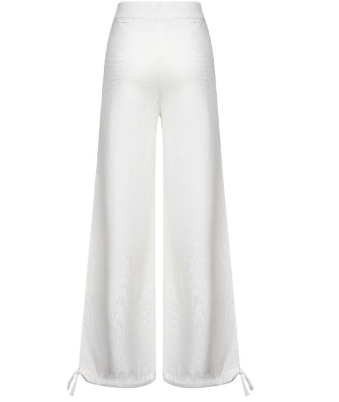 MAX MARA Белые прямые брюки, фото 2