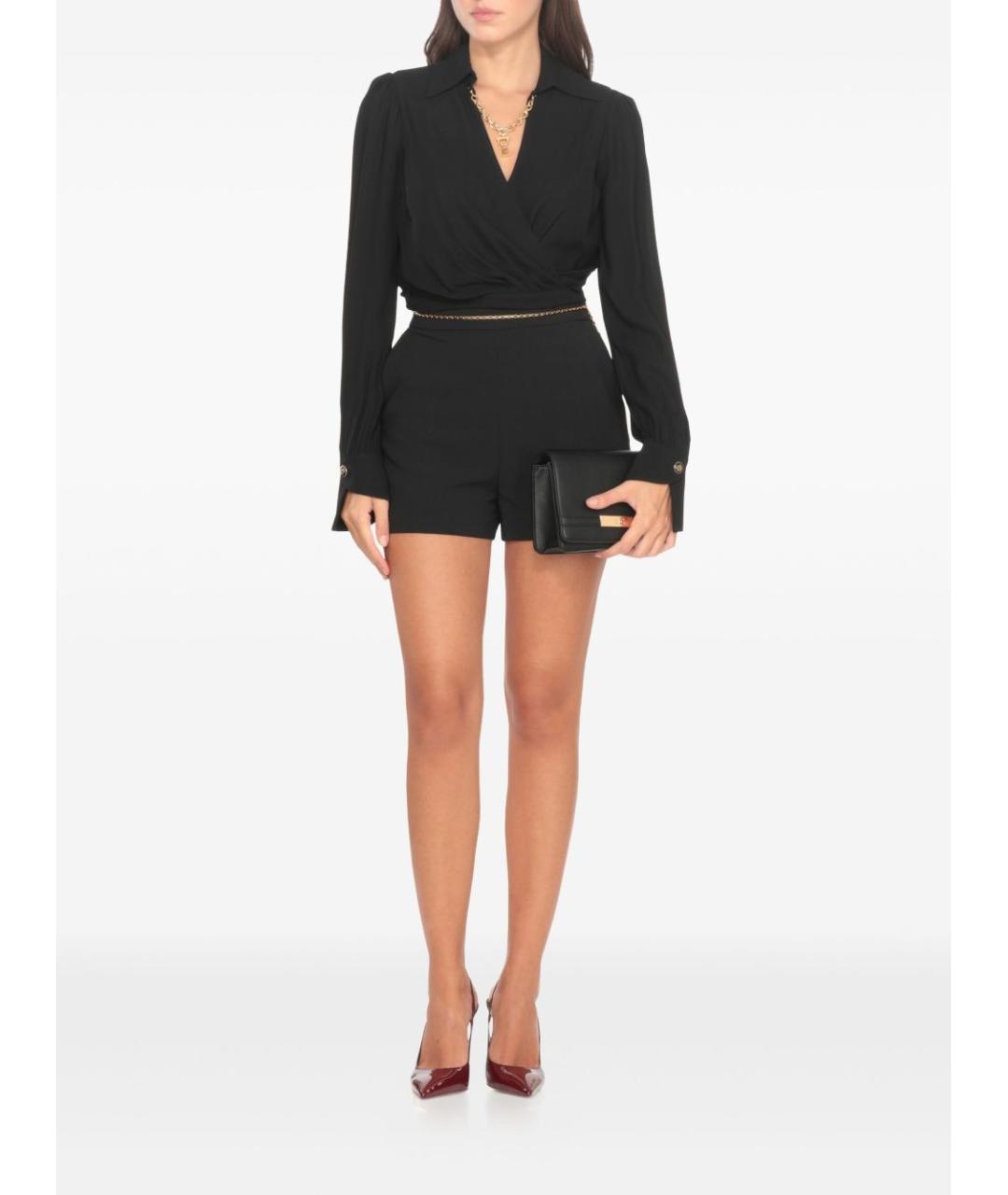 ELISABETTA FRANCHI Черные шорты, фото 3