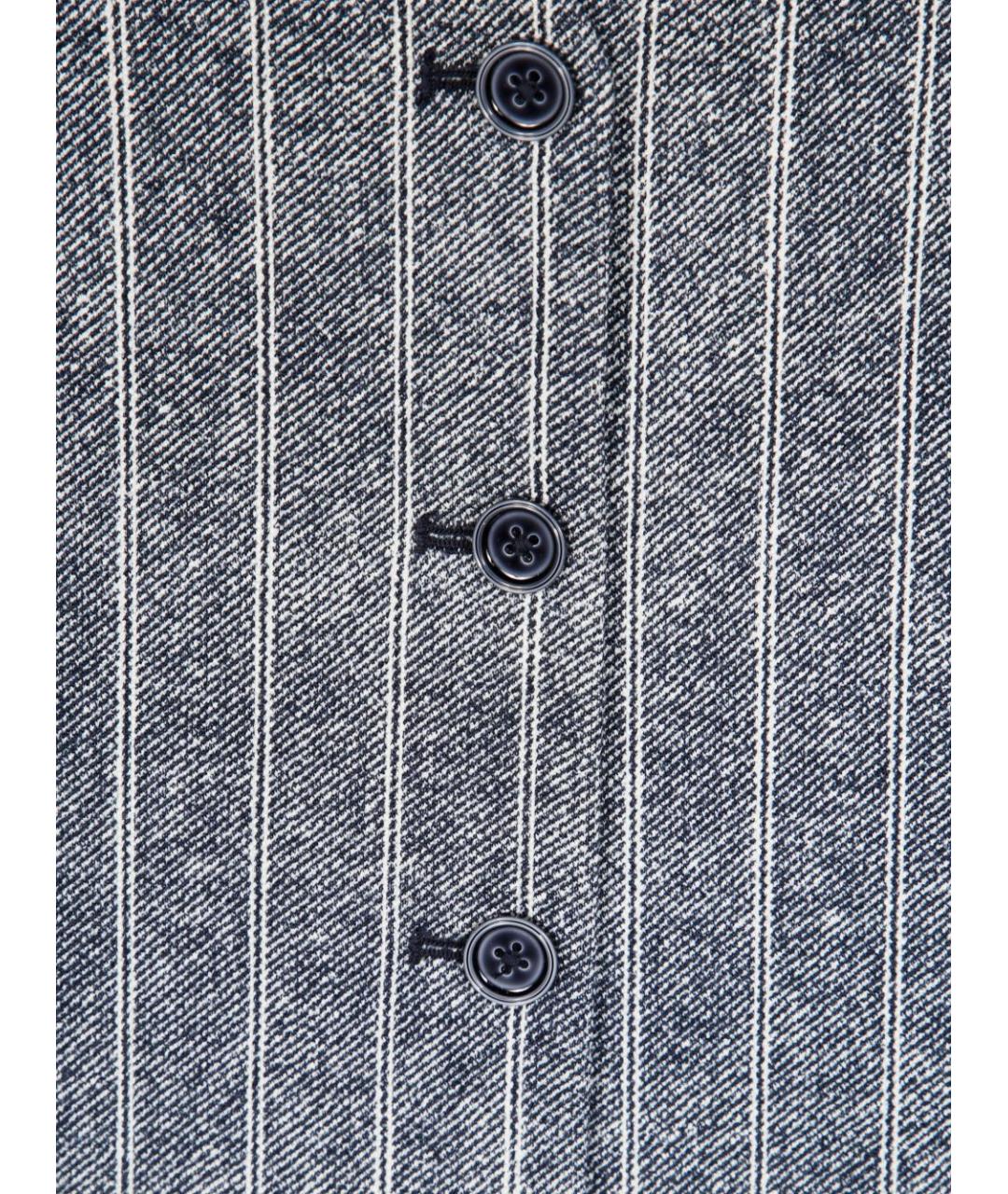 CIRCOLO 1901 Синий хлопковый жилет, фото 3