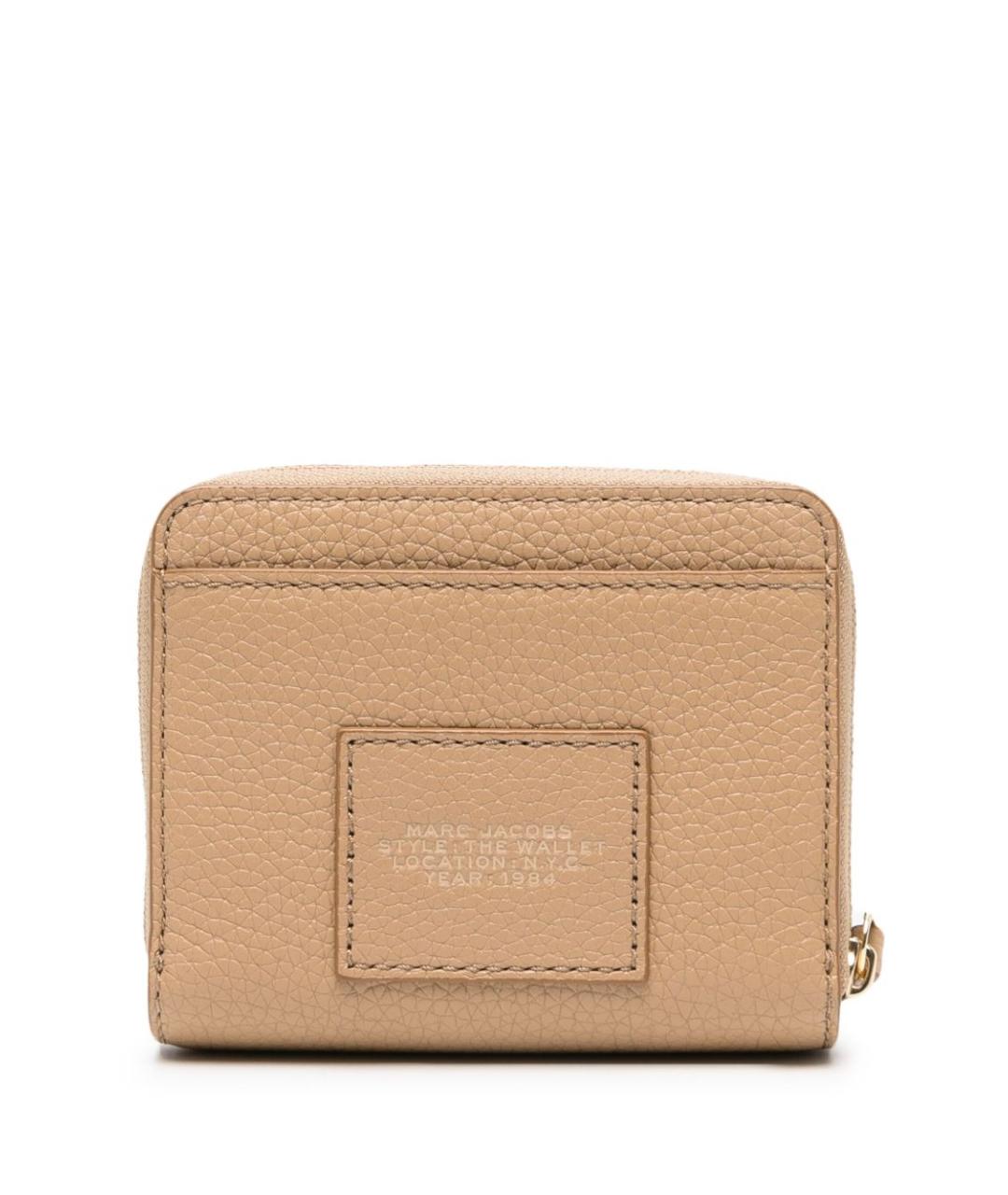 MARC JACOBS Бежевый кожаный кошелек, фото 3