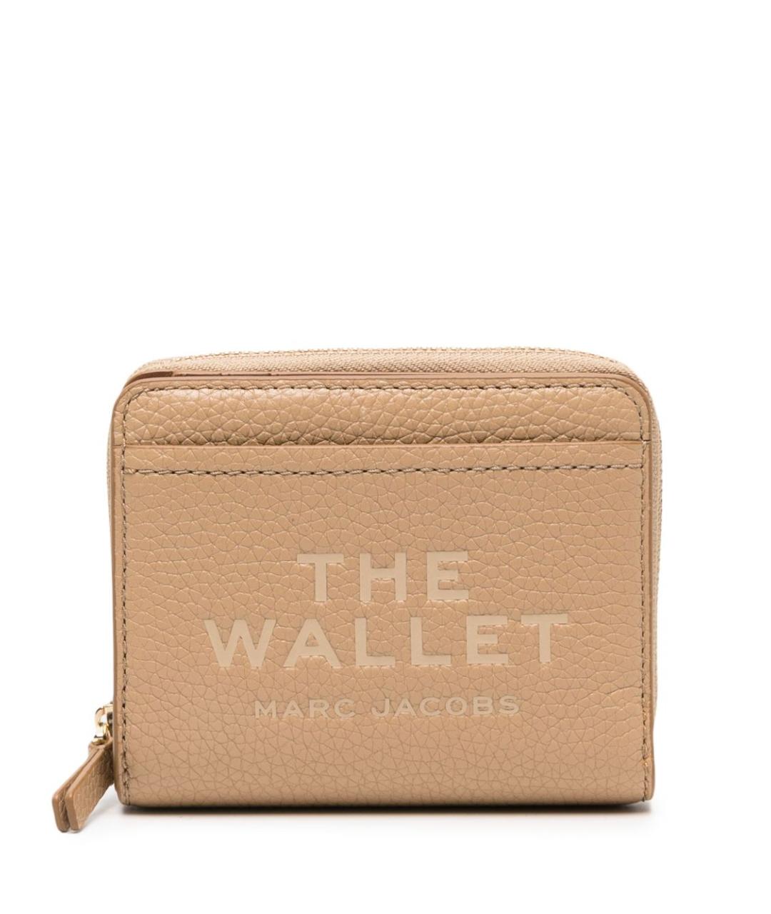 MARC JACOBS Бежевый кожаный кошелек, фото 1