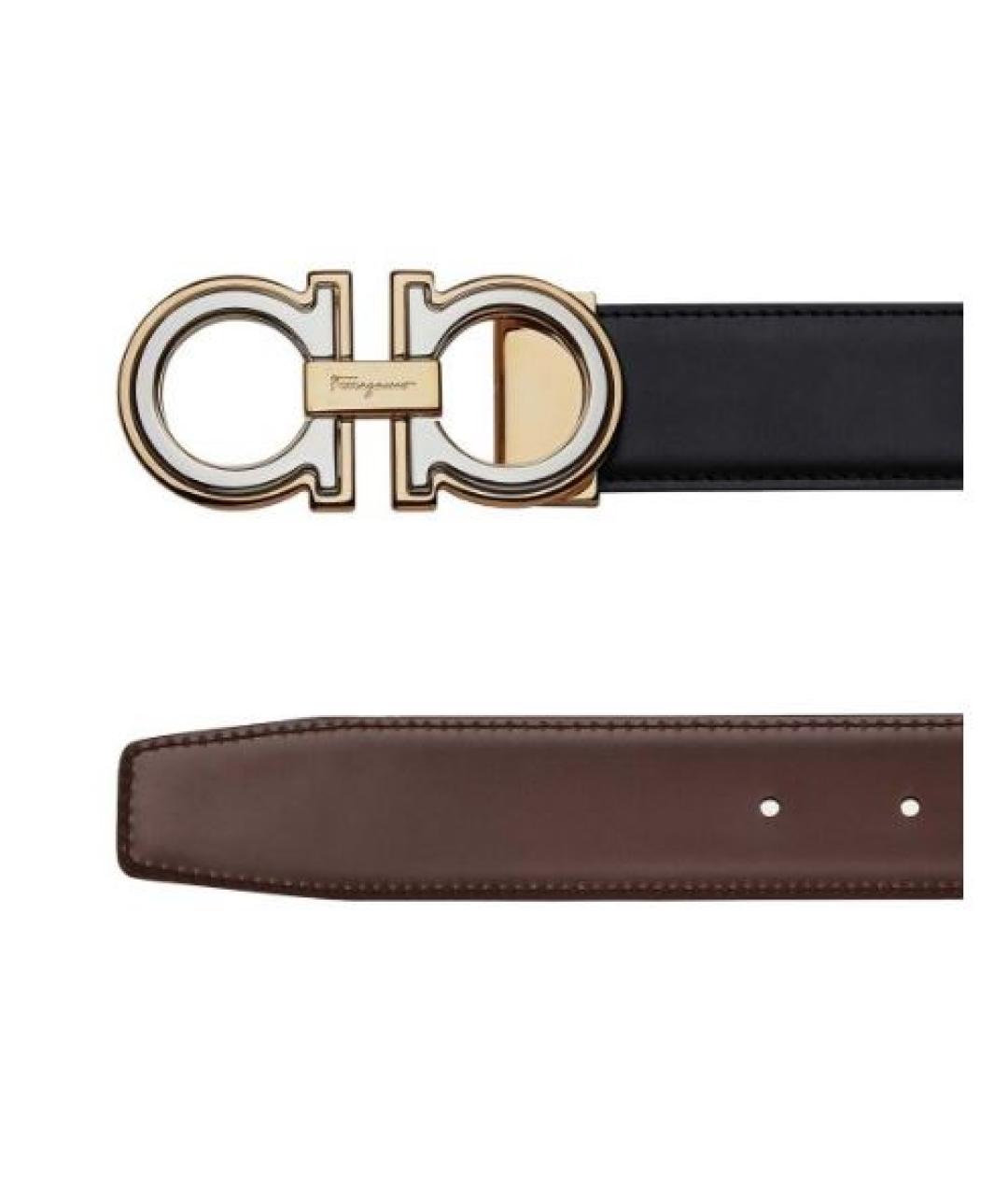 FERRAGAMO Черный ремень, фото 2
