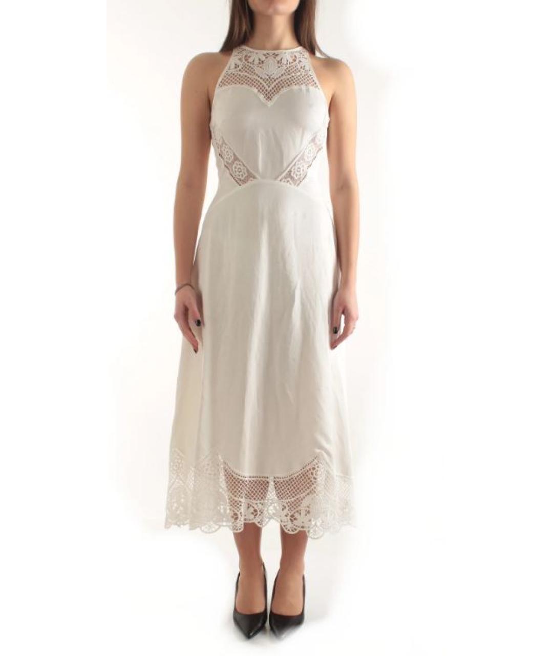 TWIN-SET Бежевый вискозный сарафан, фото 2