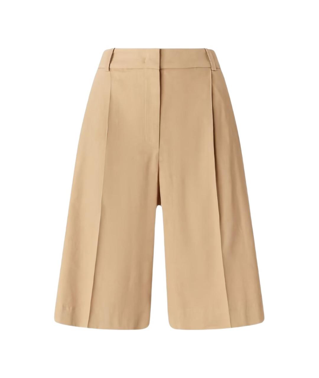 PINKO Бежевые льняные шорты, фото 4