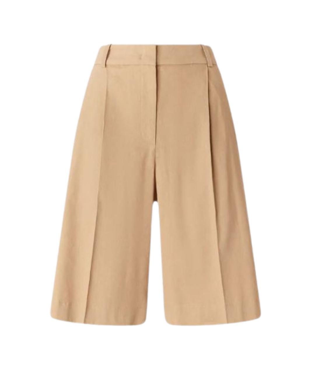 PINKO Бежевые льняные шорты, фото 5