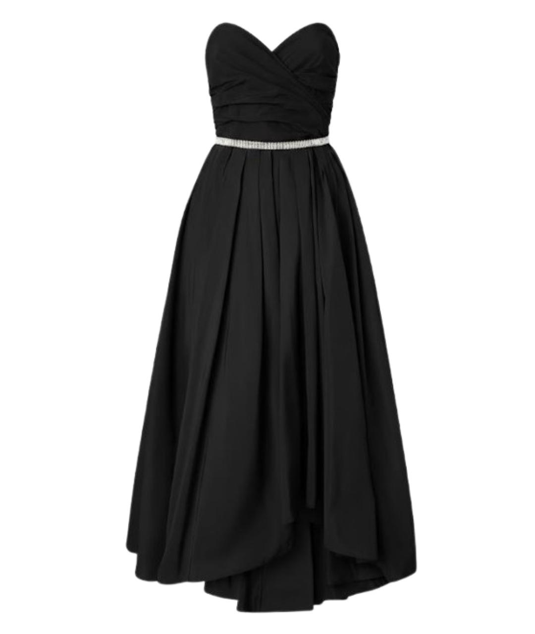 PINKO Черное полиэстеровое вечернее платье, фото 1