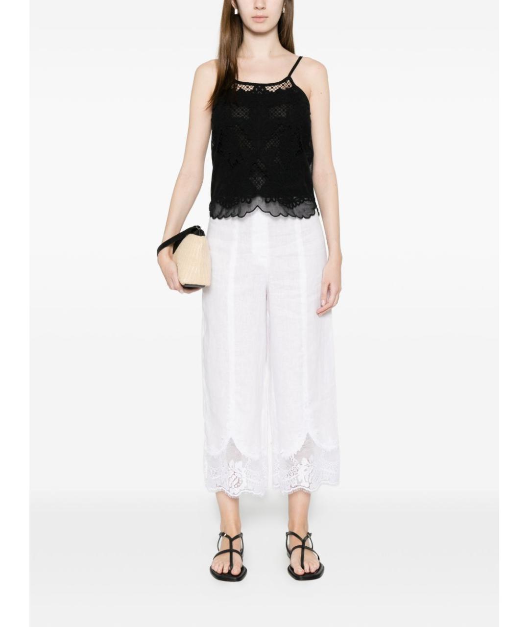 TWIN-SET Черная майка, фото 4