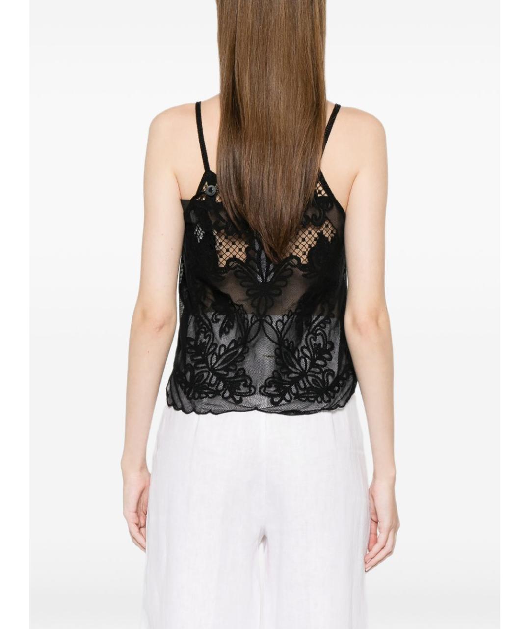 TWIN-SET Черная майка, фото 5