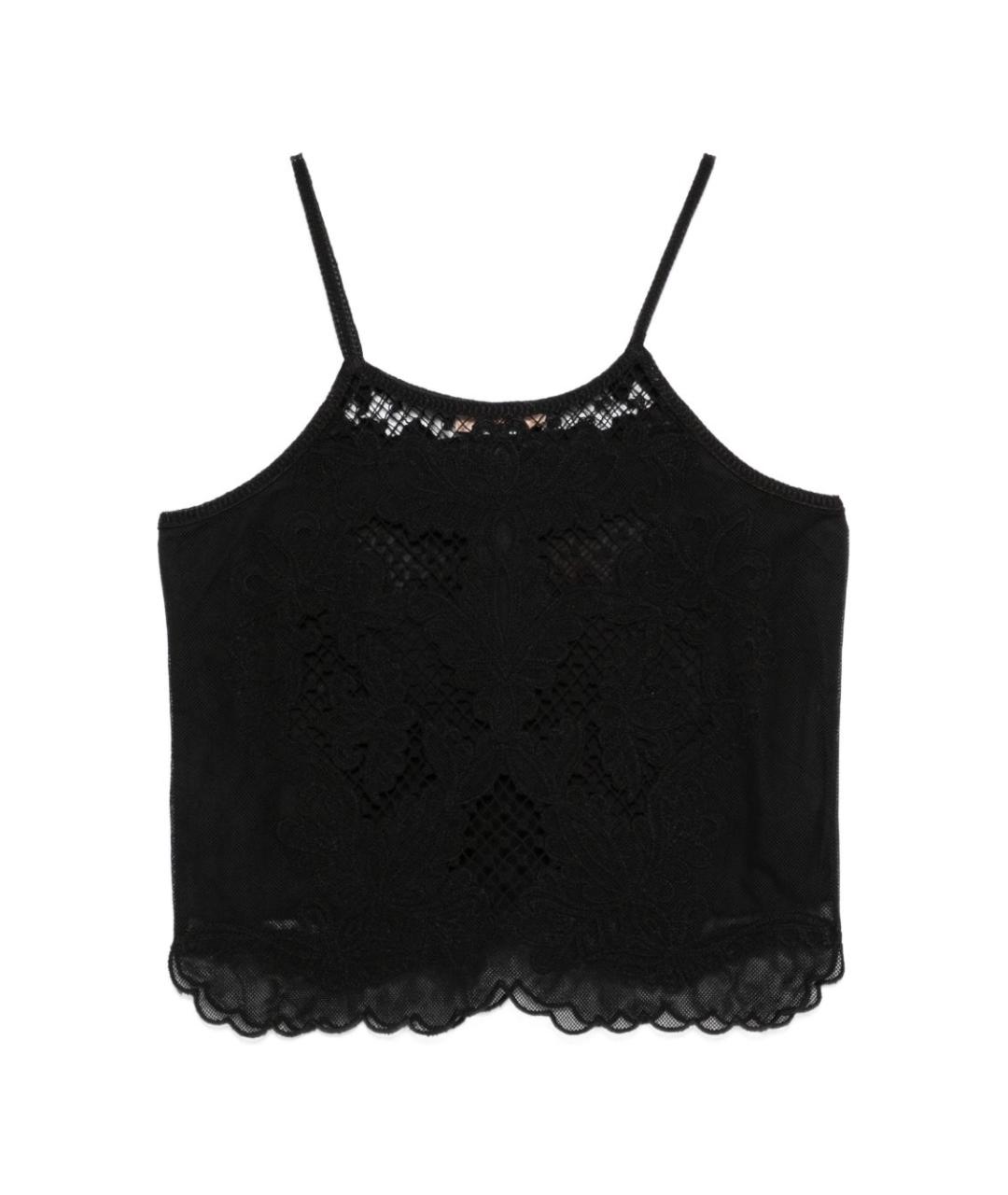 TWIN-SET Черная майка, фото 1