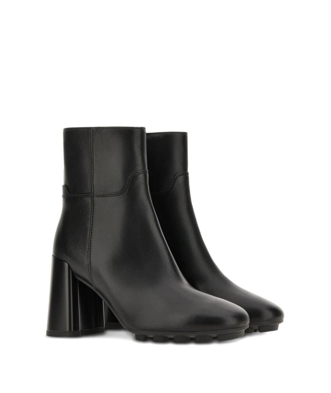HOGAN Черные кожаные ботильоны, фото 2