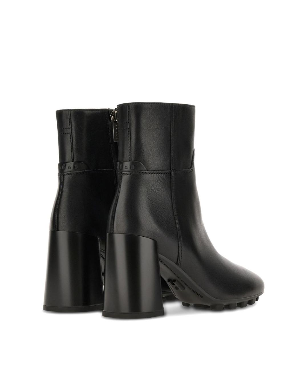 HOGAN Черные кожаные ботильоны, фото 3
