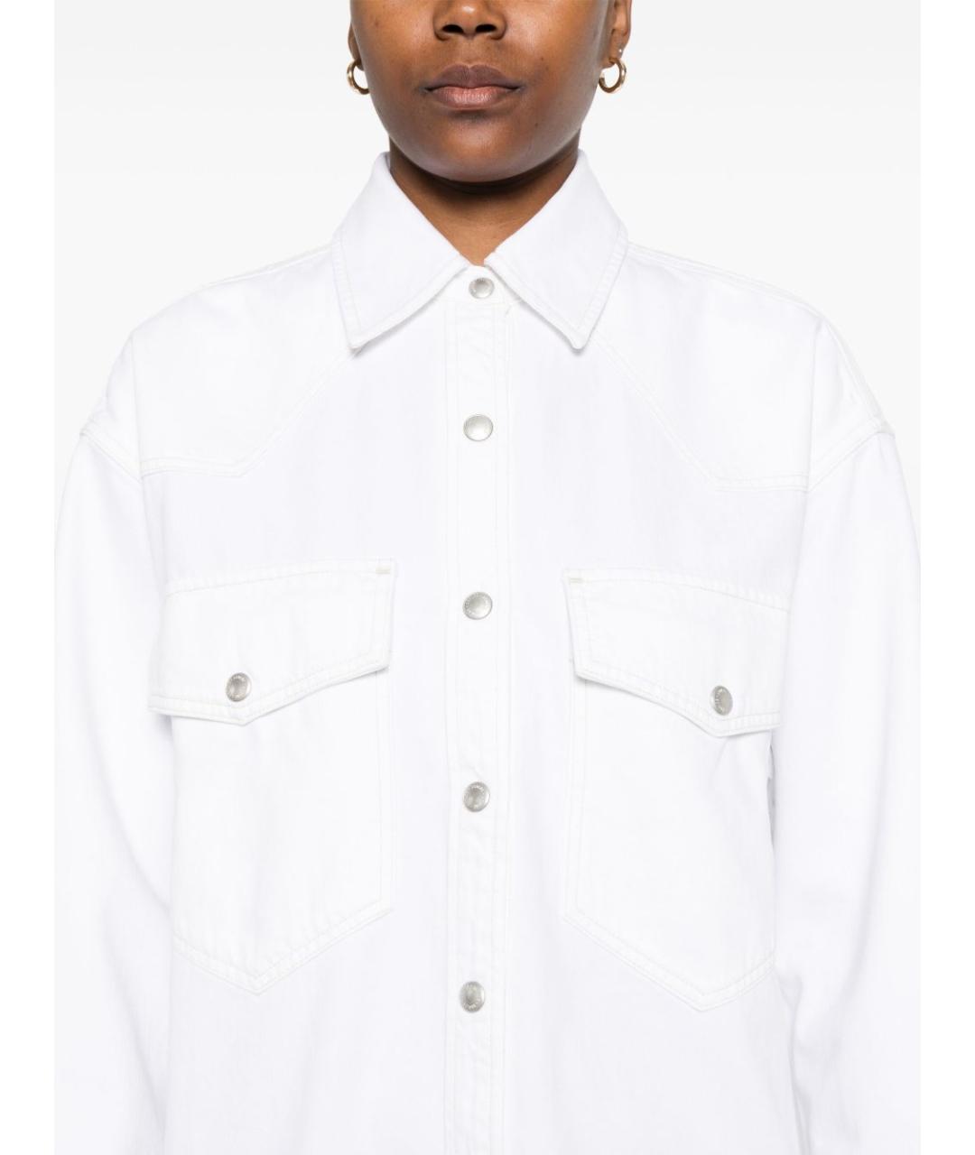 AGOLDE Белая хлопковая рубашка, фото 2