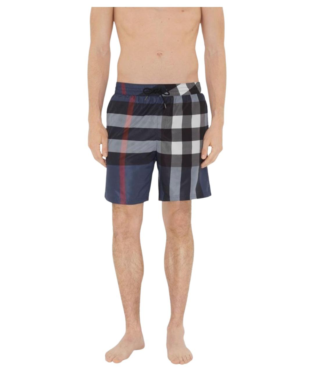 BURBERRY Синие шорты, фото 3