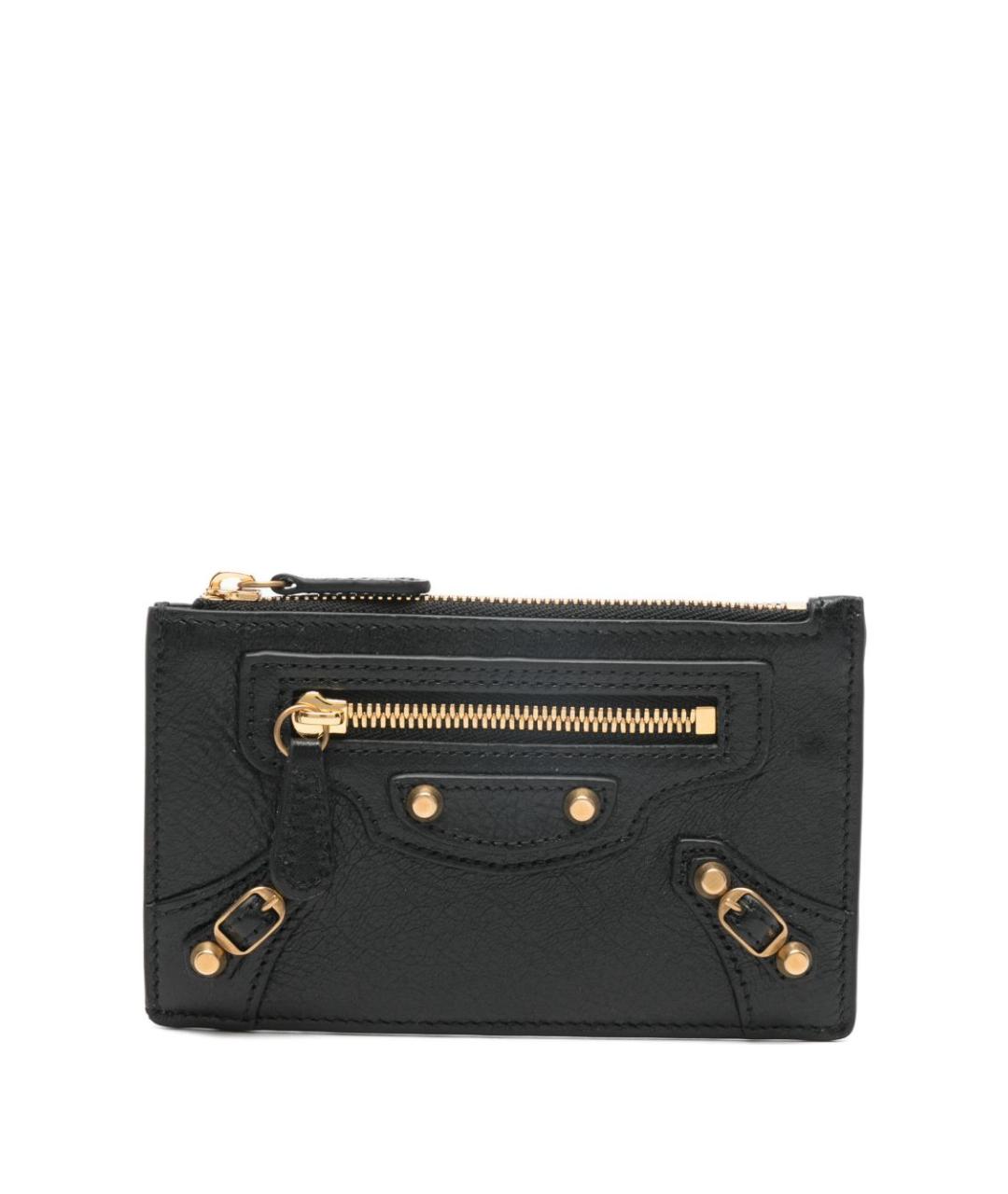 BALENCIAGA Черный кожаный кардхолдер, фото 1