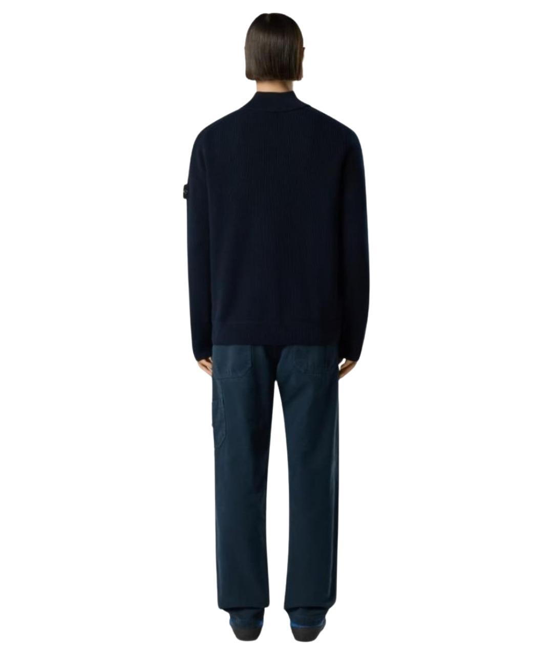 STONE ISLAND Темно-синий джемпер / свитер, фото 9