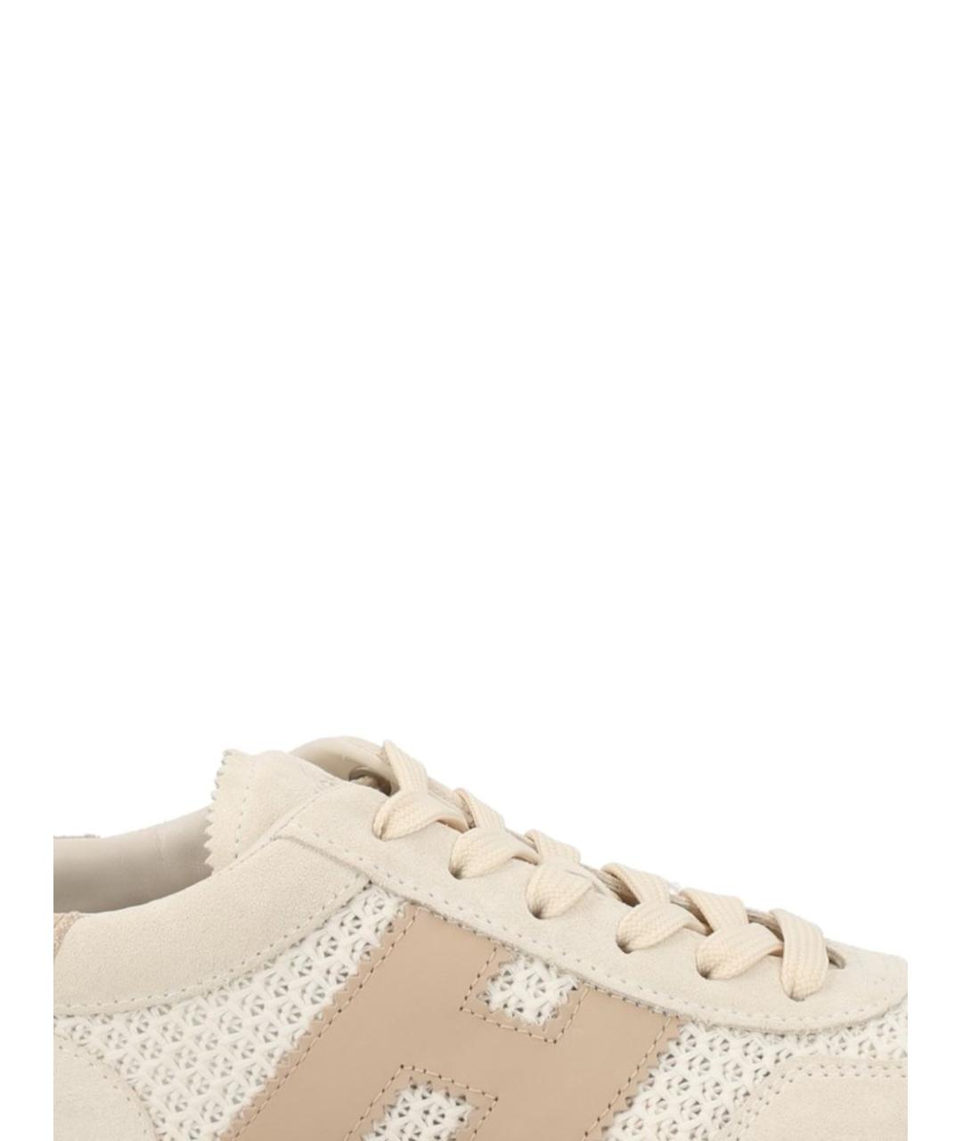 HOGAN Бежевые замшевые кеды, фото 2