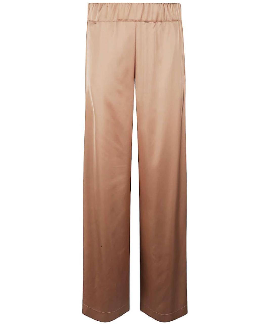 D.EXTERIOR Бежевые полиэстеровые прямые брюки, фото 1