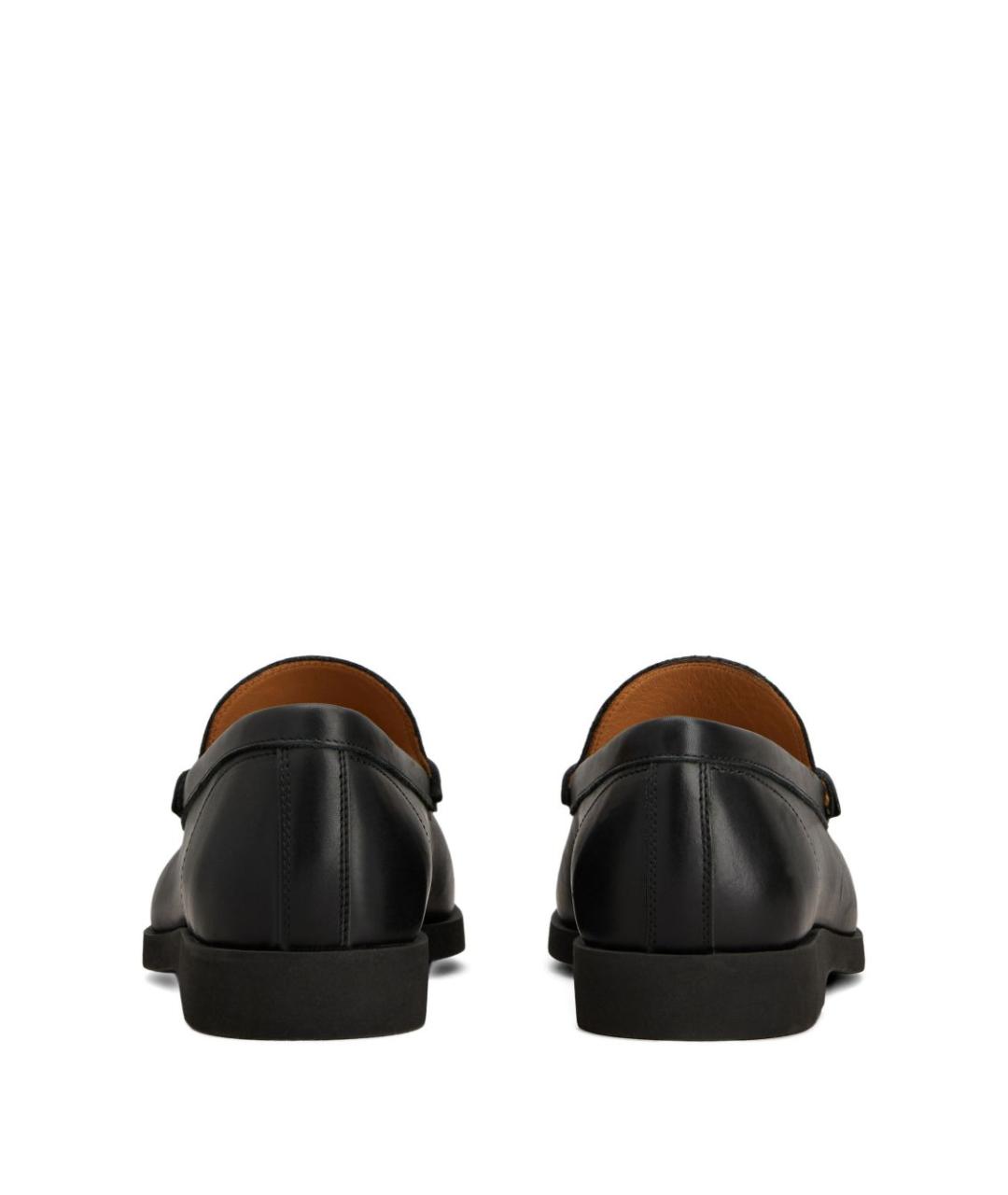 TOD'S Черные кожаные лоферы, фото 2