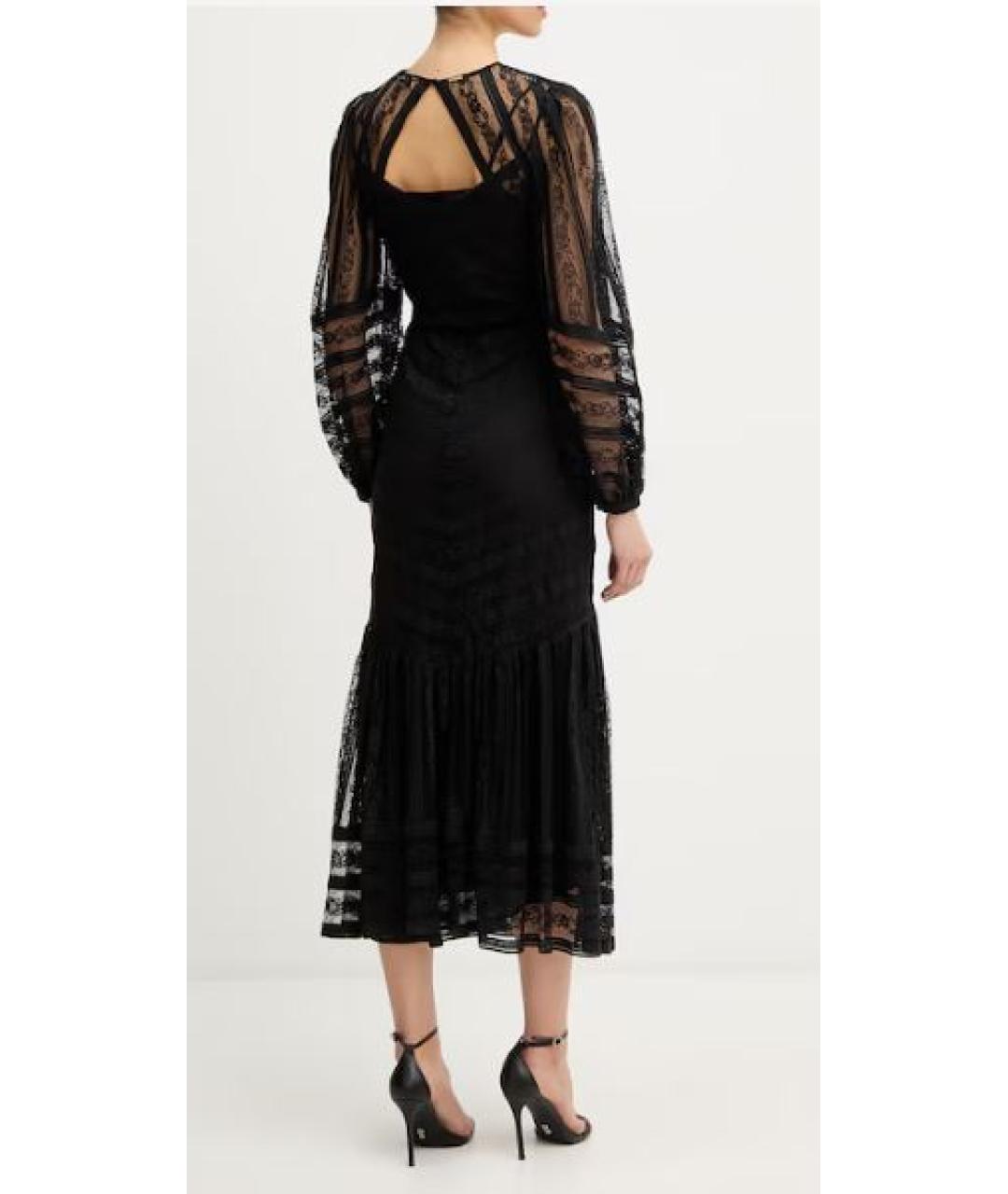 TWIN-SET Черное вечернее платье, фото 2