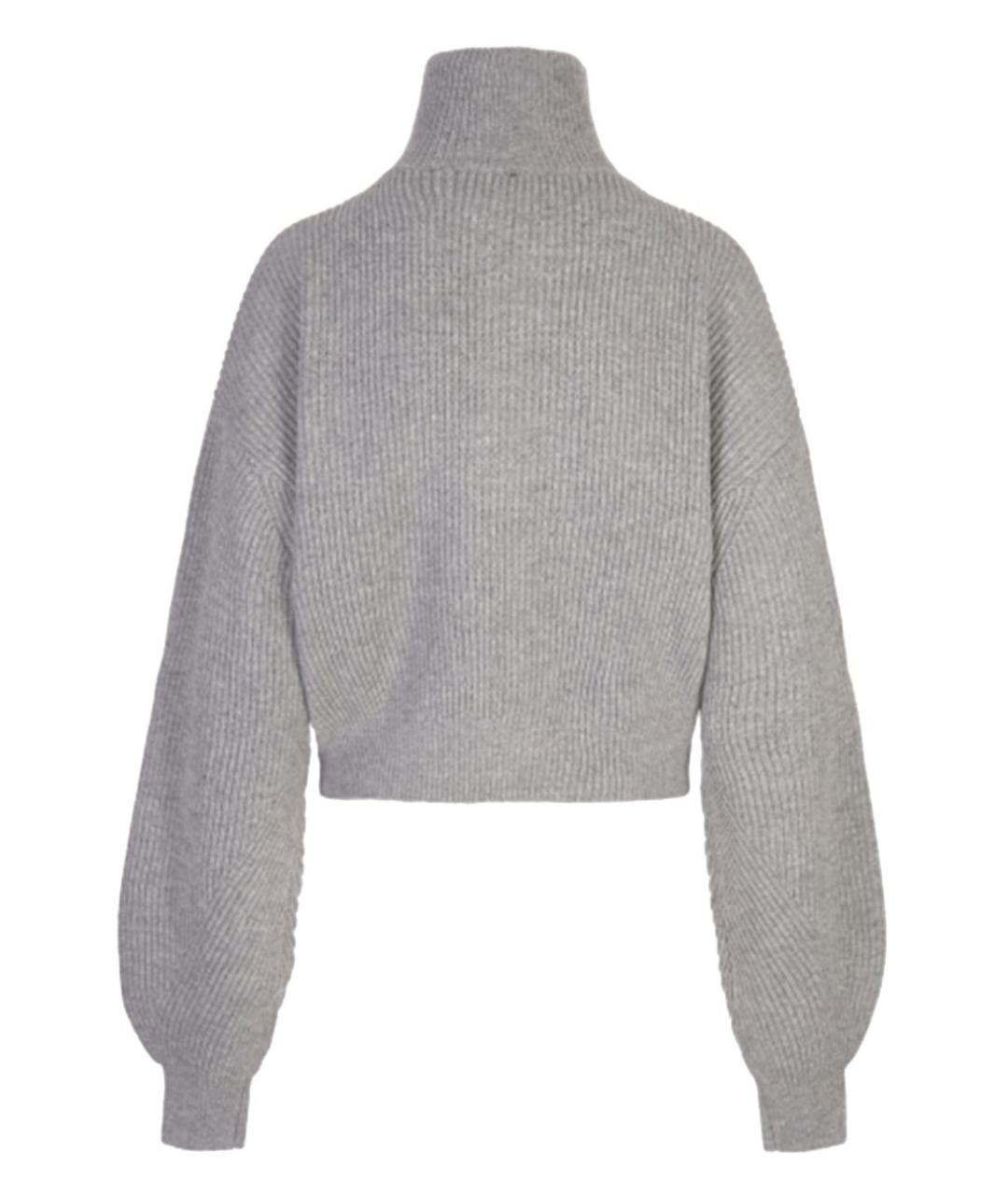 SPORTMAX Серый шерстяной джемпер / свитер, фото 4