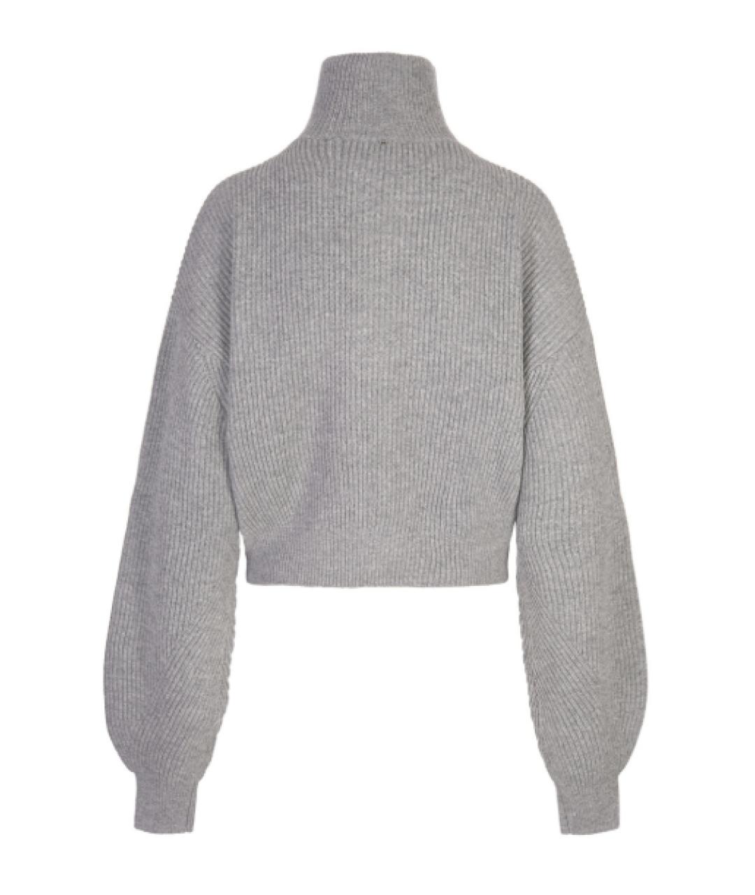 SPORTMAX Серый шерстяной джемпер / свитер, фото 2