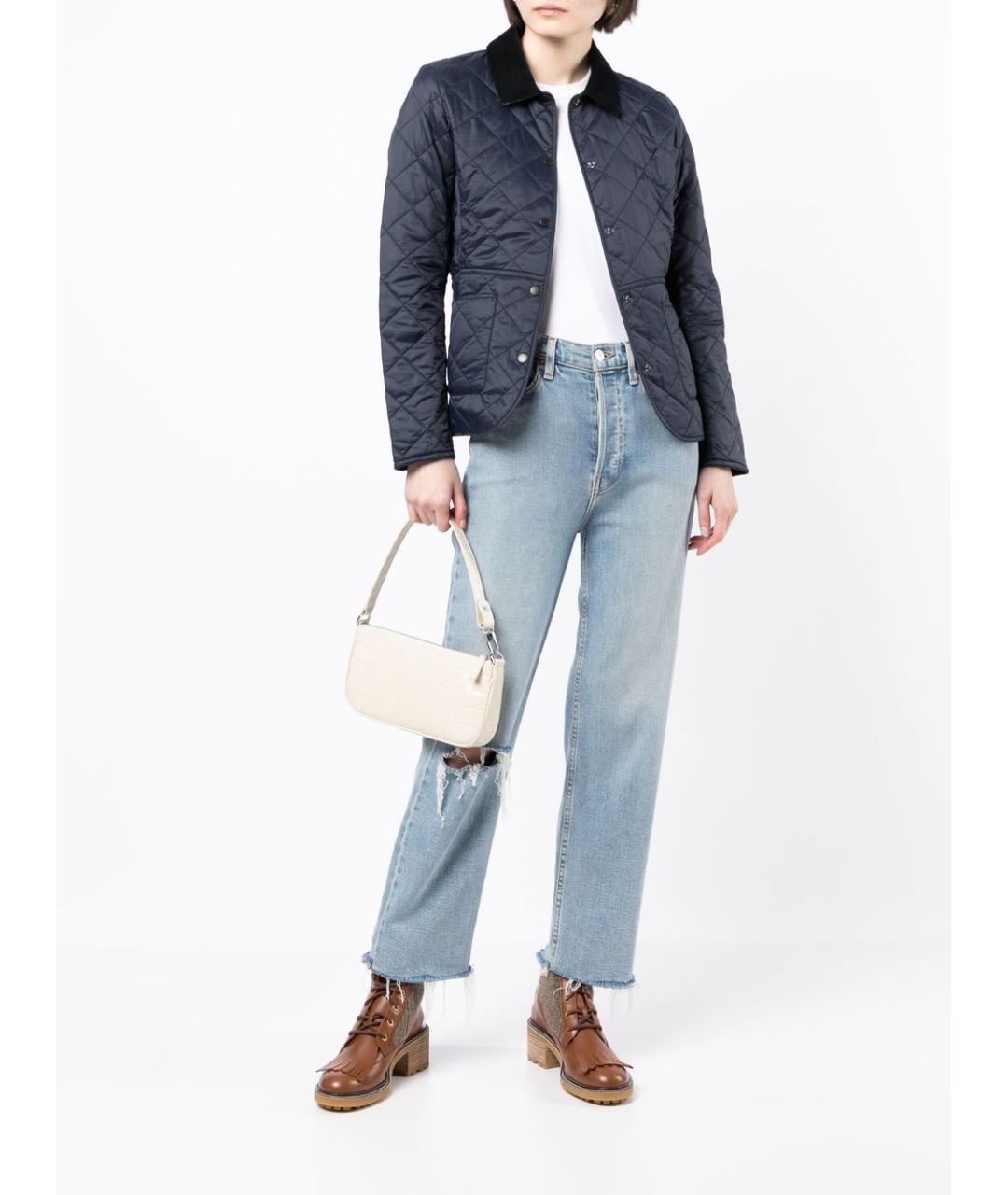 BARBOUR Темно-синяя полиамидовая куртка, фото 3