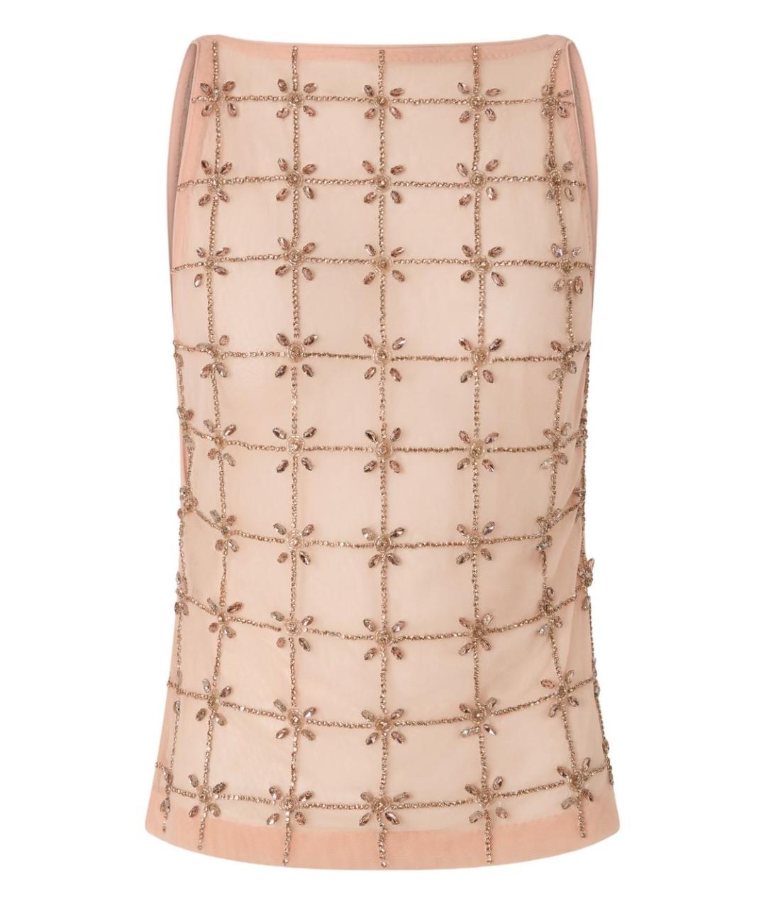 PINKO Розовая полиэстеровая майка, фото 1