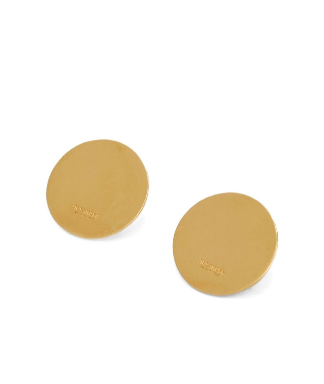 JIL SANDER Золотые серьги, фото 4