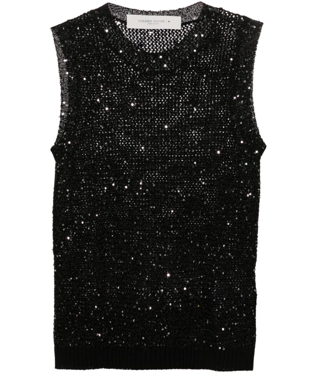 GOLDEN GOOSE DELUXE BRAND Черный жилет, фото 2