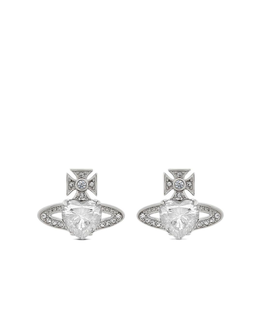 VIVIENNE WESTWOOD Серебряные металлические серьги, фото 1