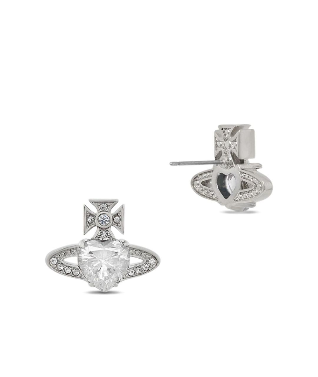 VIVIENNE WESTWOOD Серебряные металлические серьги, фото 2