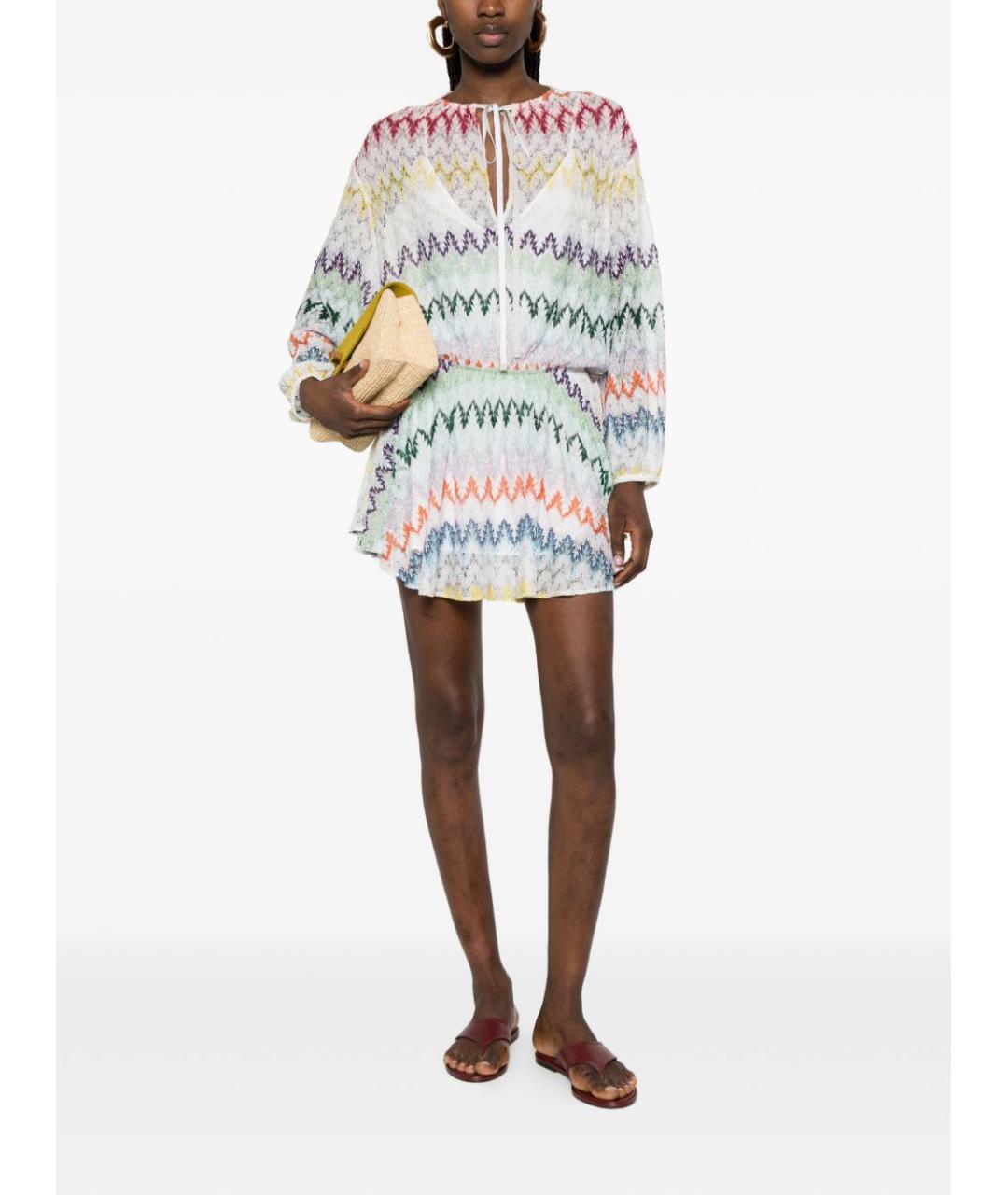 MISSONI Мульти вискозное повседневное платье, фото 4