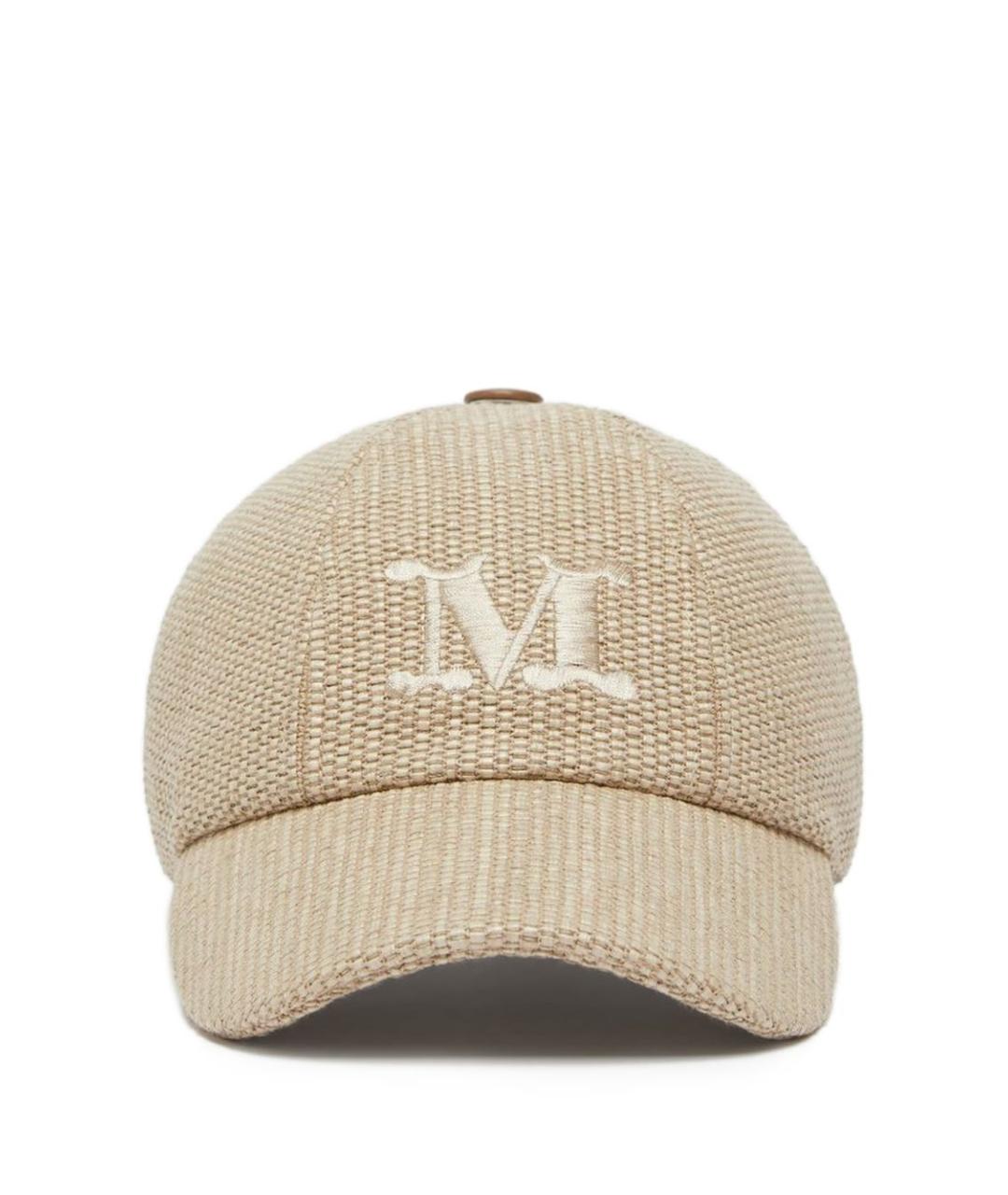 MAX MARA Бежевая кепка, фото 1