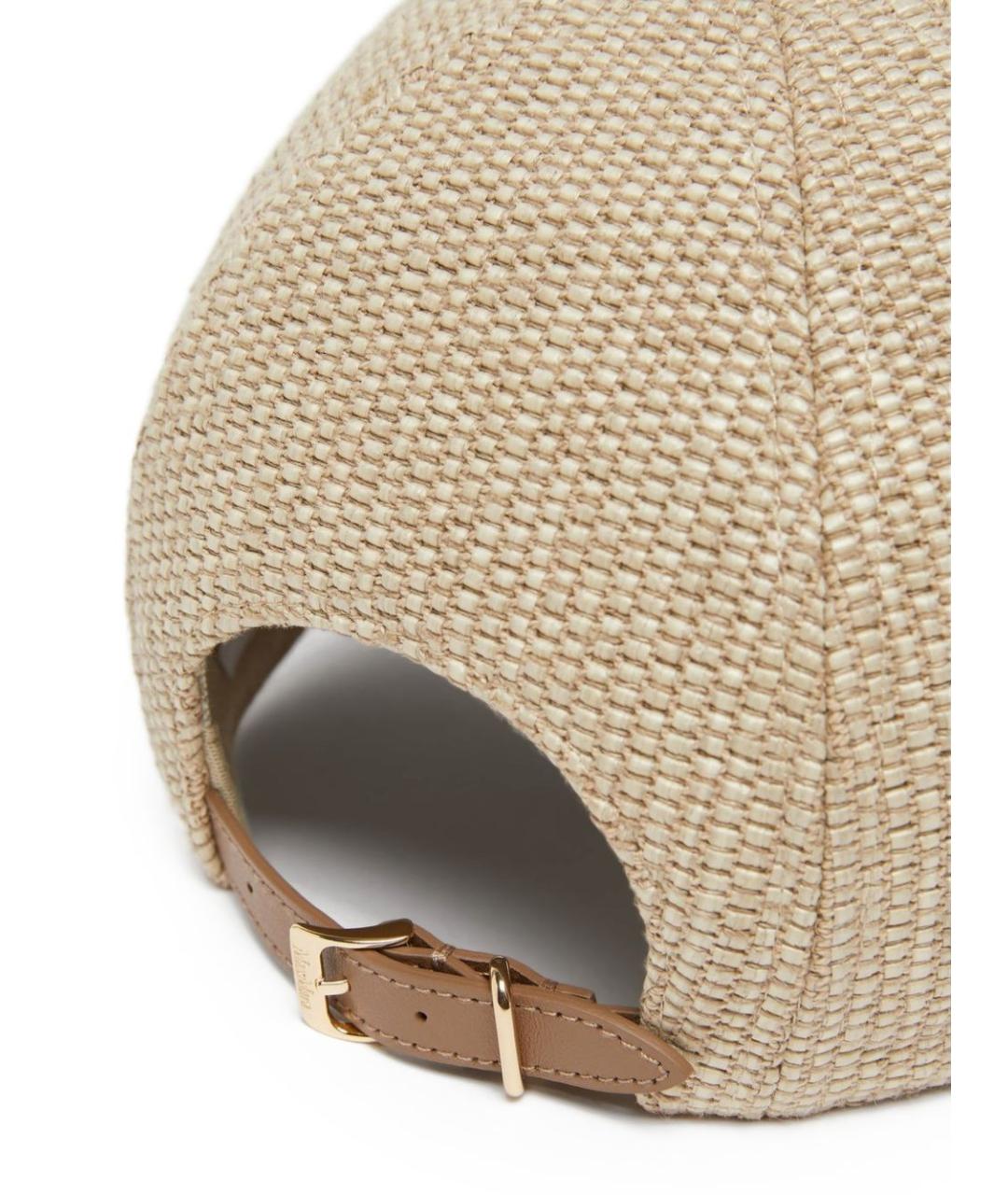 MAX MARA Бежевая кепка, фото 2