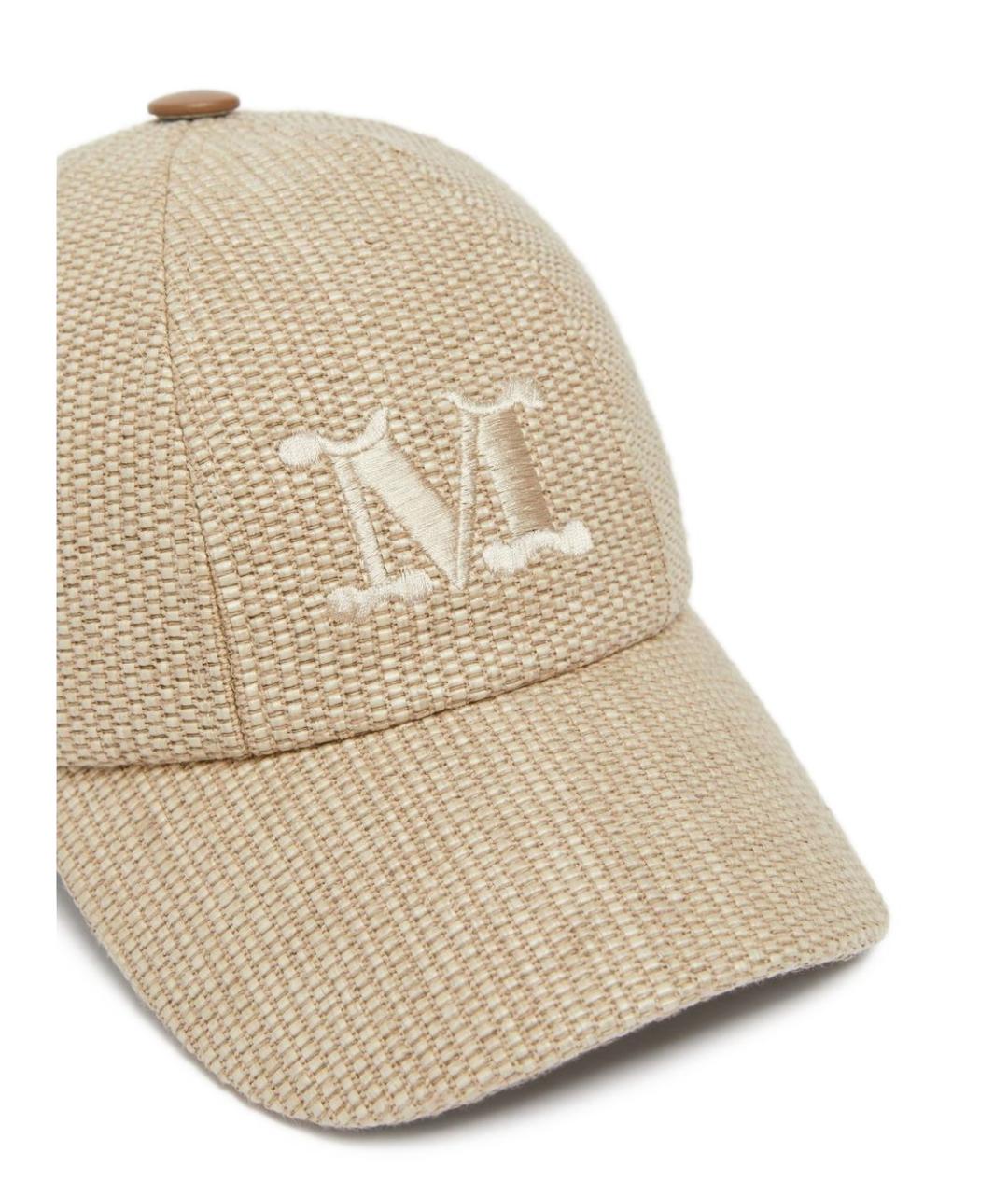 MAX MARA Бежевая кепка, фото 3