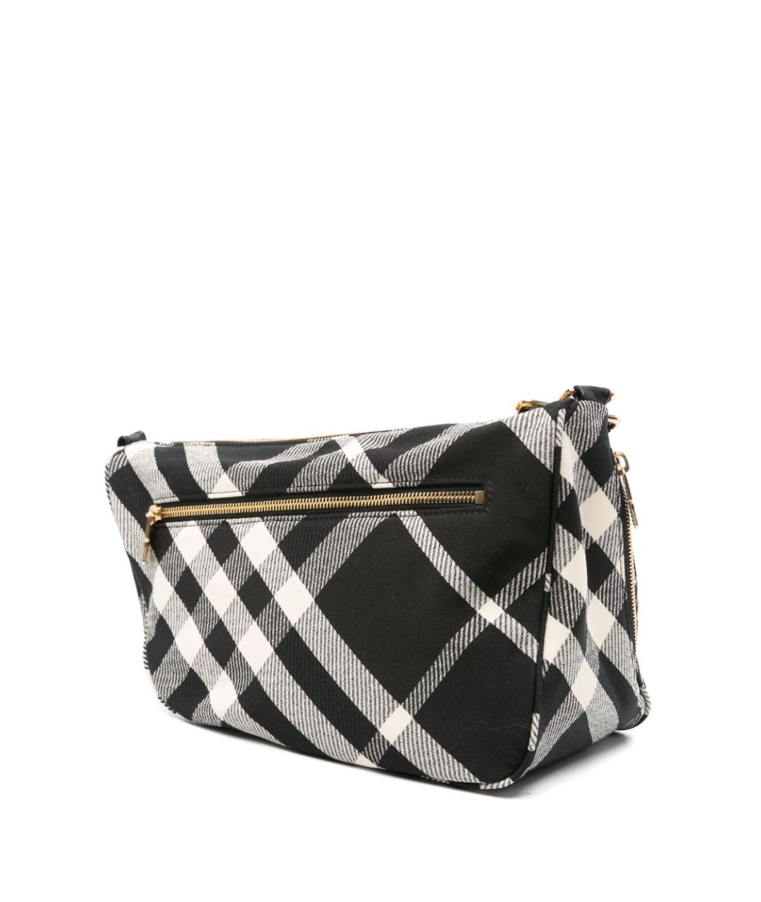 BURBERRY Черная тканевая сумка через плечо, фото 7