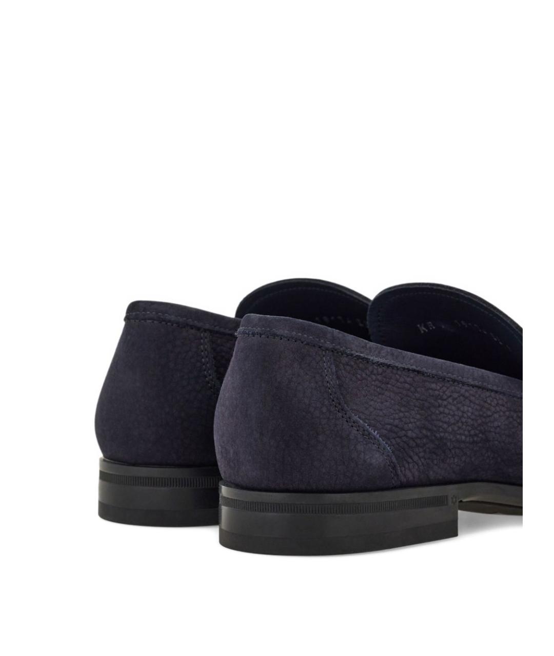 FERRAGAMO Черные лоферы, фото 4