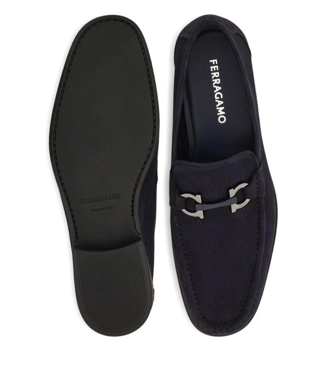 FERRAGAMO Черные лоферы, фото 2