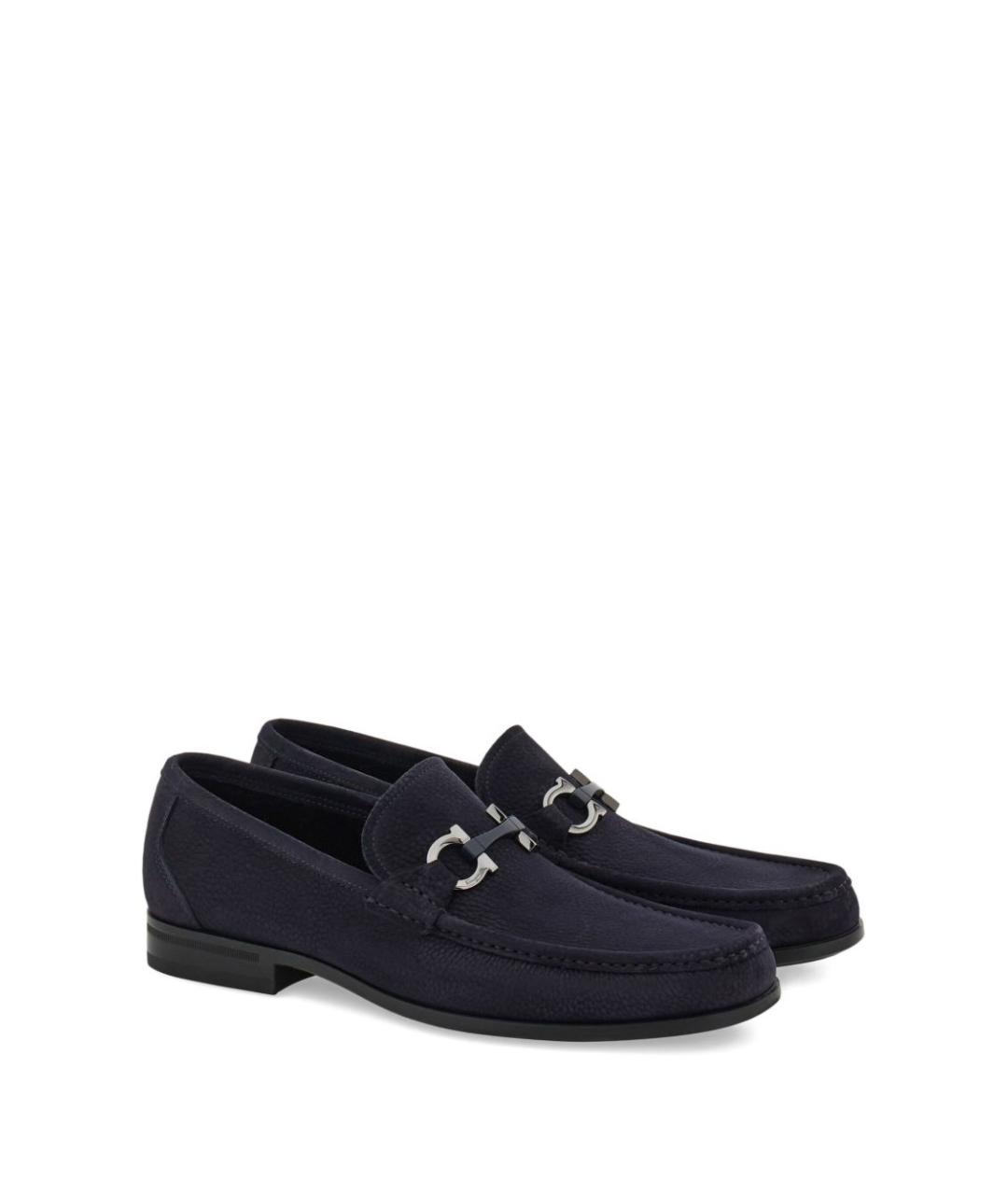 FERRAGAMO Черные лоферы, фото 3