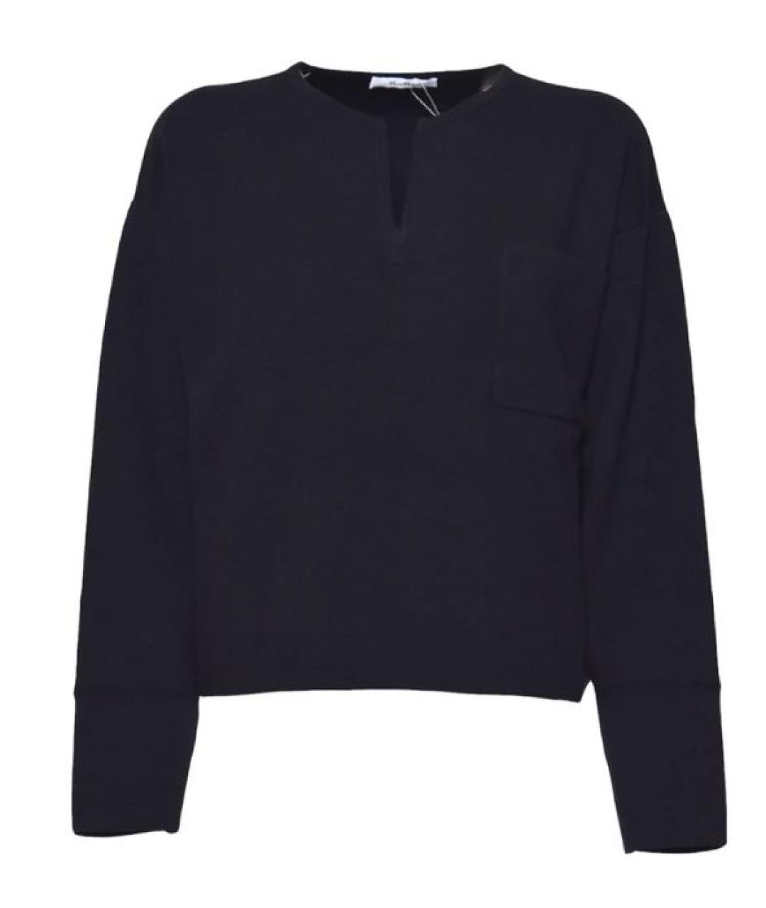 MAX MARA Темно-синий шерстяной джемпер / свитер, фото 1