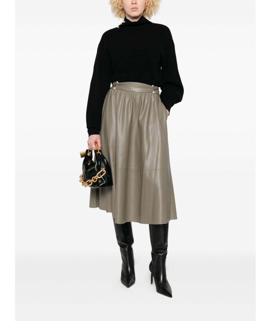 LIU JO Черный шерстяной джемпер / свитер, фото 2