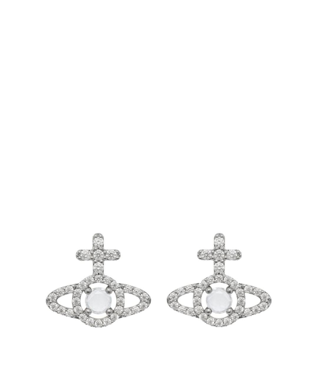 VIVIENNE WESTWOOD Серебряные металлические серьги, фото 1
