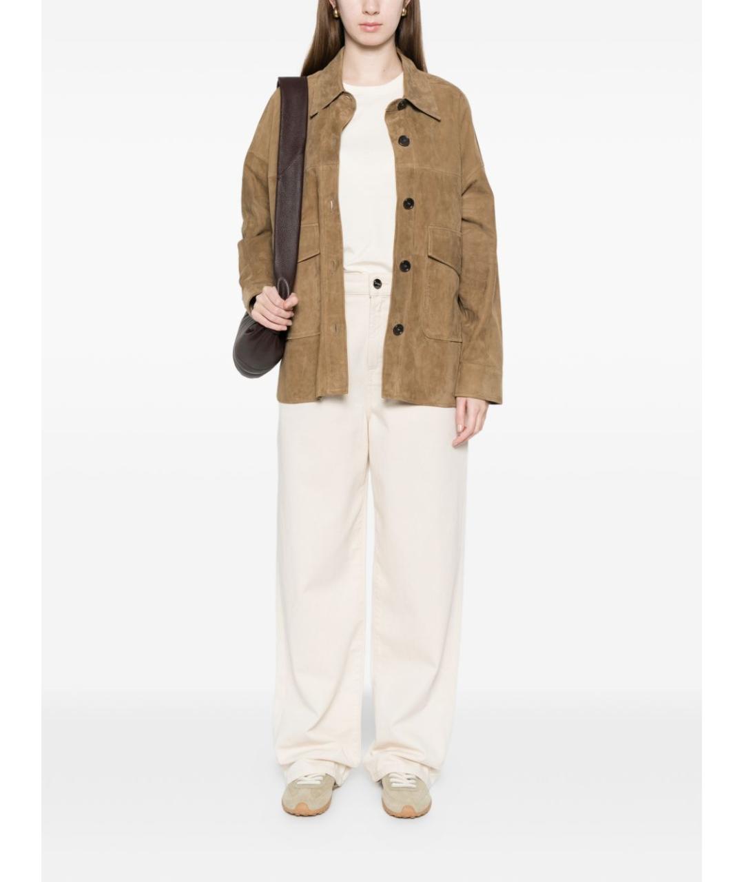 MONCLER Бежевая футболка, фото 2